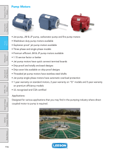 Pump Motors