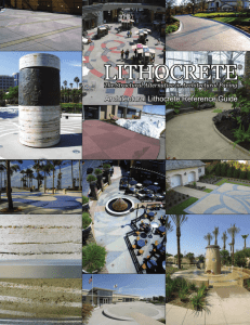 Lithocrete - Bomanite artistic concrete