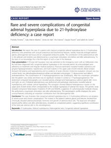 Rare and severe complications of congenital adrenal hyperplasia