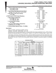 Low-Noise,High-Speed,Precision Operational