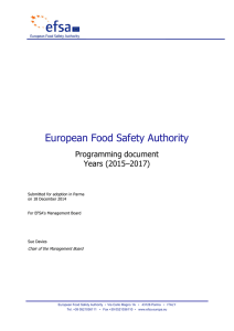 Document - European Food Safety Authority