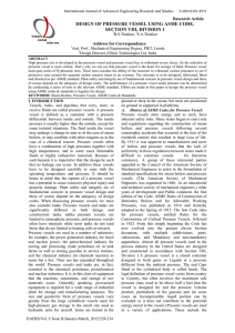 design of pressure vessel using asme code, section viii, division 1