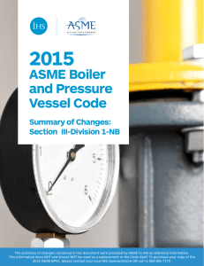 ASME Boiler and Pressure Vessel Code