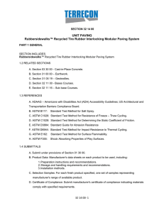 Specifications - Terrecon, Inc.