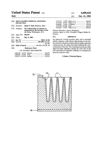 Hole matrix vertical junction solar cell