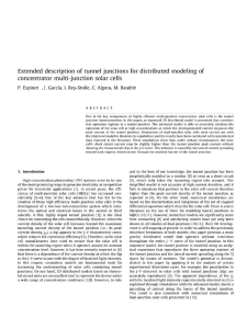 Extended description of tunnel junctions for distributed modeling of