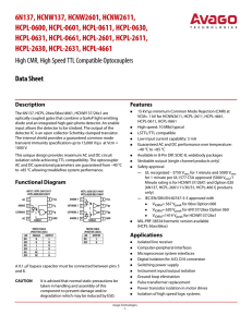 6N137, HCPL-2601 - Avago Technologies