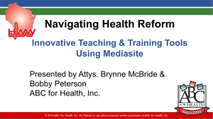 Navigating Health Reform