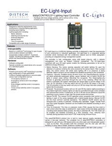 EC-Light-Input - Distech Controls