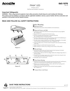 065-1070 finia™ led - Juno Lighting Group