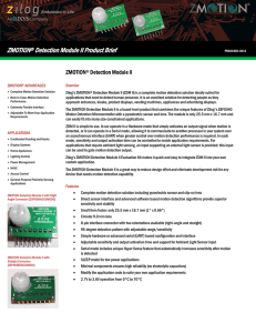ZMOTION® Detection Module II Product Brief