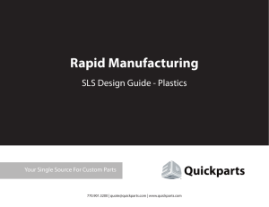 Rapid Manufacturing SLS Design Guide