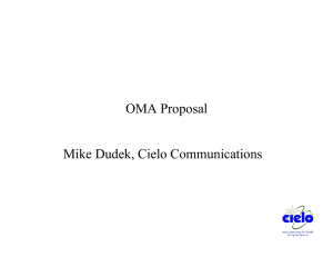OMA Proposal