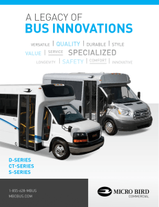 BUS INNOVATIONS - Micro Bird Commercial