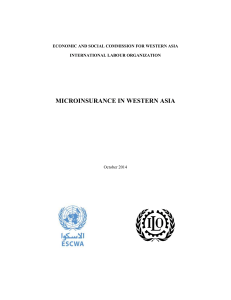 microinsurance in western asia