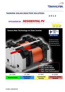 Micro Inverter Residential PV Commercial PV Central