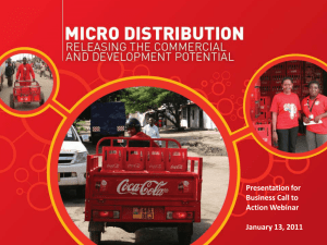 Micro Distribution: Releasing the Commercial and Development