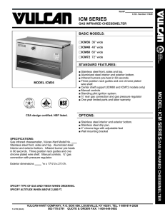 MODEL:ICM SERIES ICM SERIES