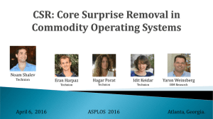 CSR: Core Surprise Removal in Commodity Operating Systems