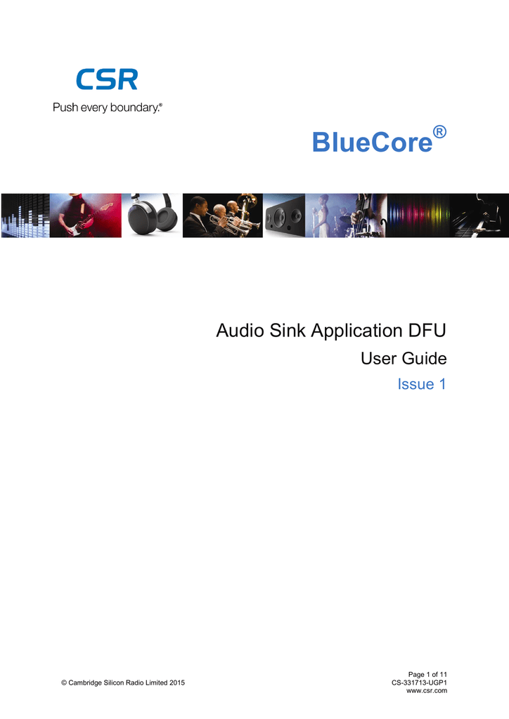 csr bluecore bluetooth software