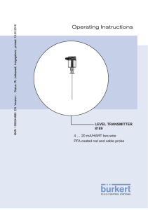 LEVEL TRANSMITTER 8189 - 4