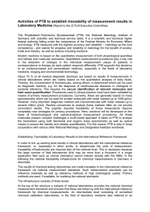 Physikalisch-Technische Bundesanstalt [PTB], Activity Report