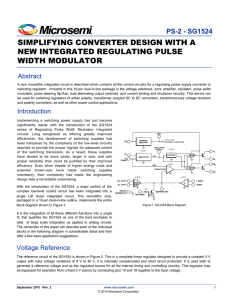 SG1524 Buck, Flyback, Push-Pull Application Note PS-2