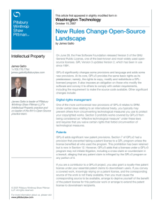 New Rules Change Open-Source Landscape