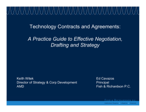 Technology Contracts and Agreements: A Practice Guide to Effective