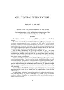 GNU General Public License, version 3