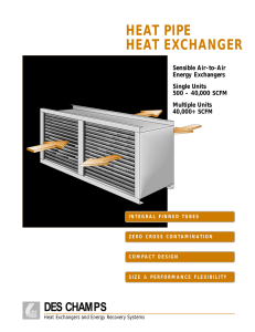 heat pipe heat exchanger