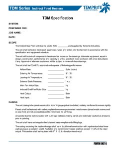 TDM Specification