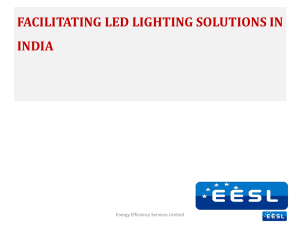 facilitating led lighting solutions in india