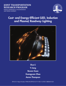 and Energy-Efficient (LED, Induction and Plasma) Roadway Lighting