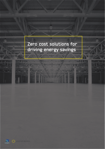 Zero cost solutions for driving energy savings