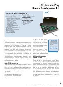 NI Plug and Play Sensor Development Kit