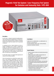 Magnetic-Field Test System / Low-Frequency Test