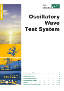 Oscillatory Wave Test System