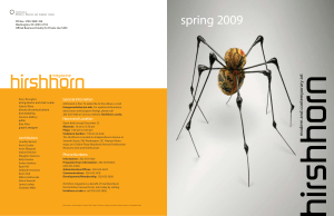 spring 2009 - Hirshhorn Museum and Sculpture Garden