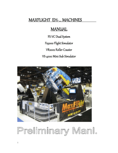 maxflight eh‐... machines manual