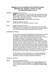 pembina valley conservation district board meeting 6/97