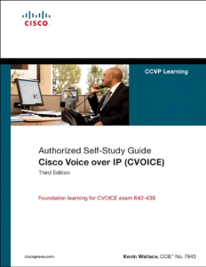 Authorized Self-Study Guide: Cisco Voice over IP (CVOICE)