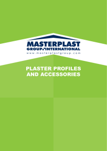 plaster profiles and accessories