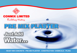 High quality cement lime plaster…