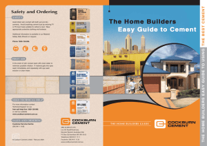 Cockburn Home Builders Guide Brochure