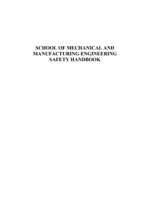 School of Chemistry Health and Safety Policy