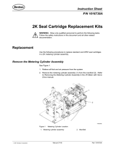 2K Seal Cartridge Replacement Kits