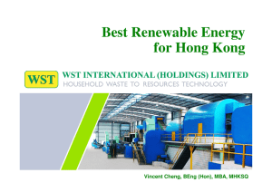 Best Renewable Energy For HK