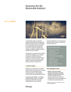Insurance for the Renewable Industry
