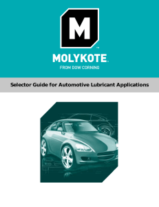 Selector Guide for Automotive Lubricant Applications